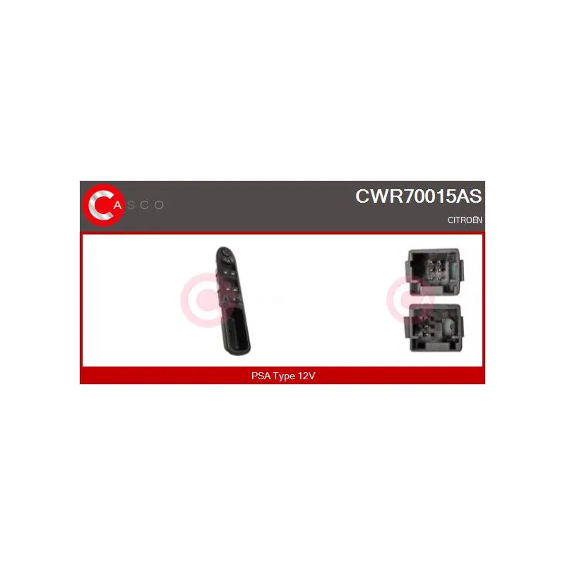 Interrupteur, lève-vitre CASCO CWR70015AS