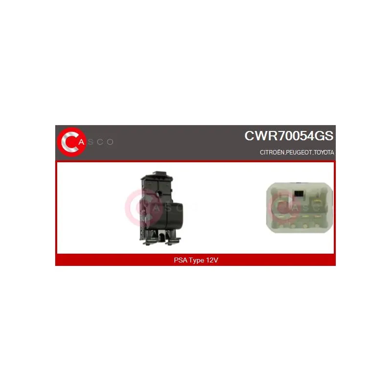 Interrupteur, lève-vitre CASCO CWR70054GS