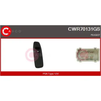 Interrupteur, lève-vitre CASCO CWR70131GS