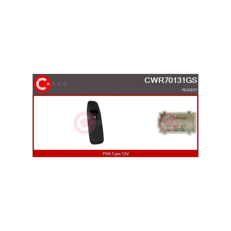 Interrupteur, lève-vitre CASCO CWR70131GS