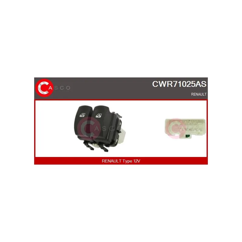 Interrupteur, lève-vitre CASCO CWR71025AS