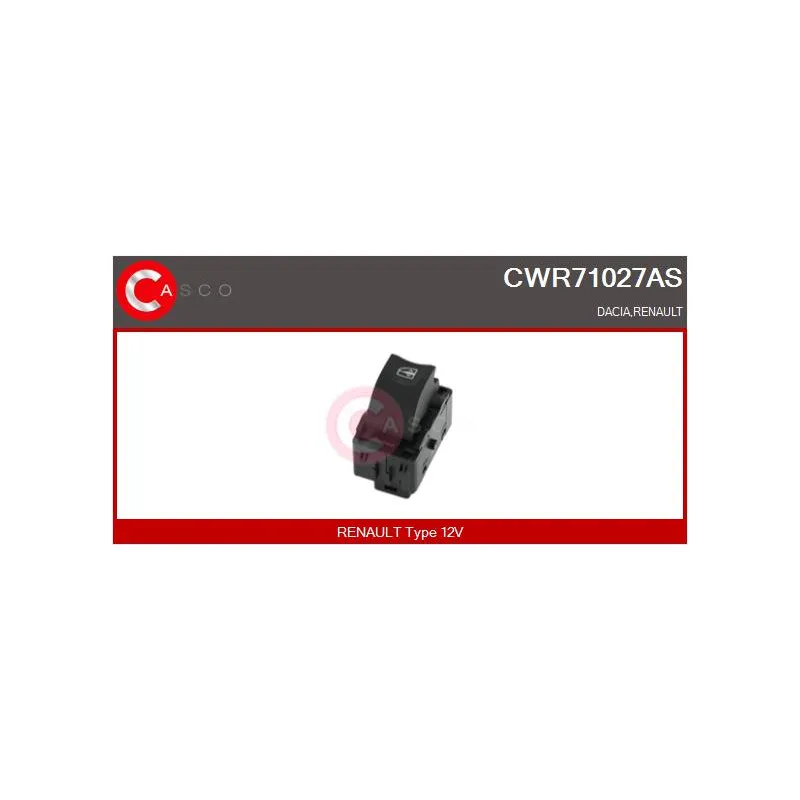 Interrupteur, lève-vitre CASCO CWR71027AS
