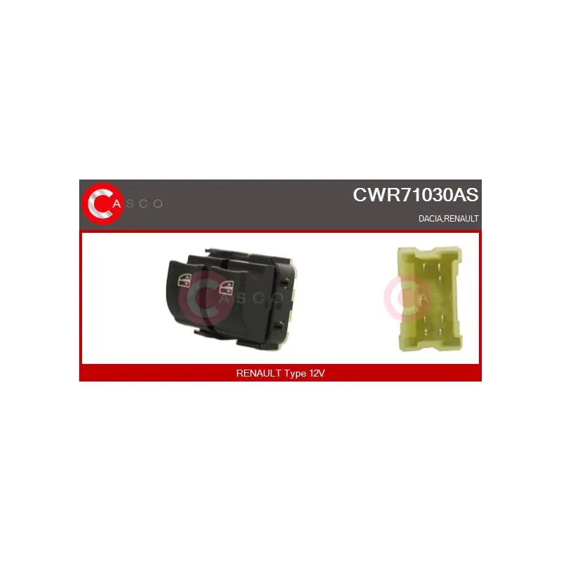 Interrupteur, lève-vitre CASCO CWR71030AS