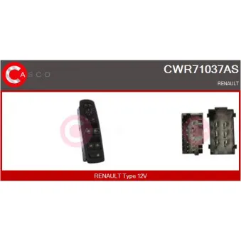 Interrupteur, lève-vitre CASCO CWR71037AS