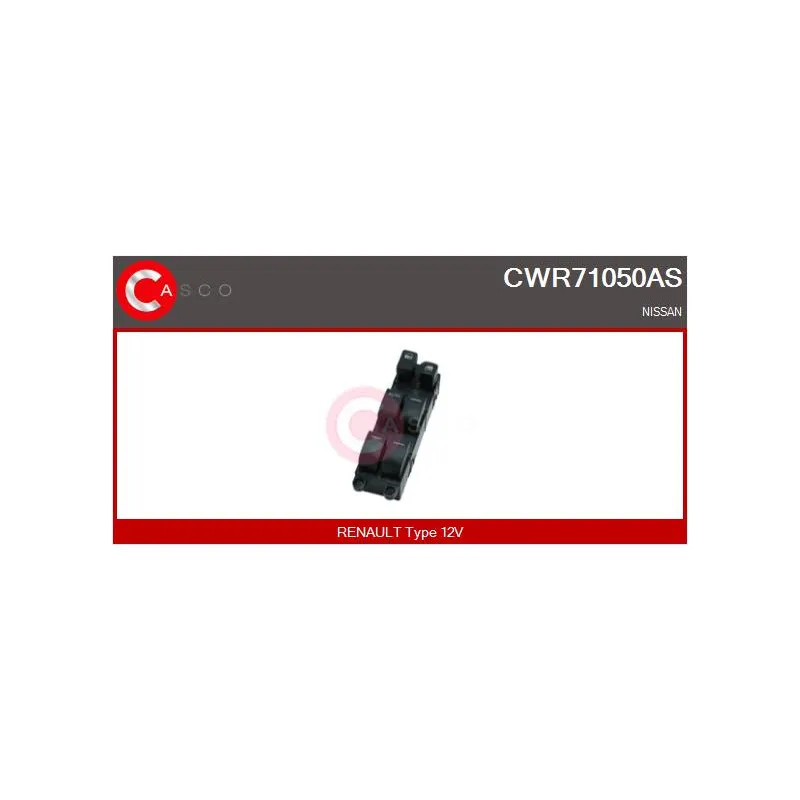 Interrupteur, lève-vitre CASCO CWR71050AS