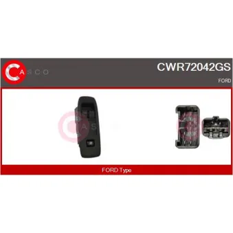 Interrupteur, lève-vitre CASCO CWR72042GS