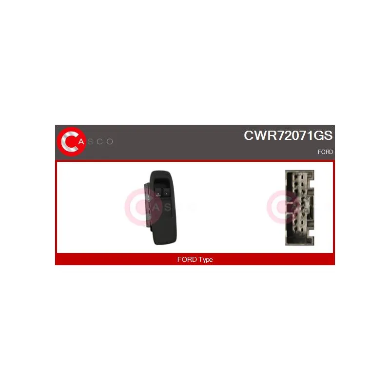 Interrupteur, lève-vitre CASCO CWR72071GS