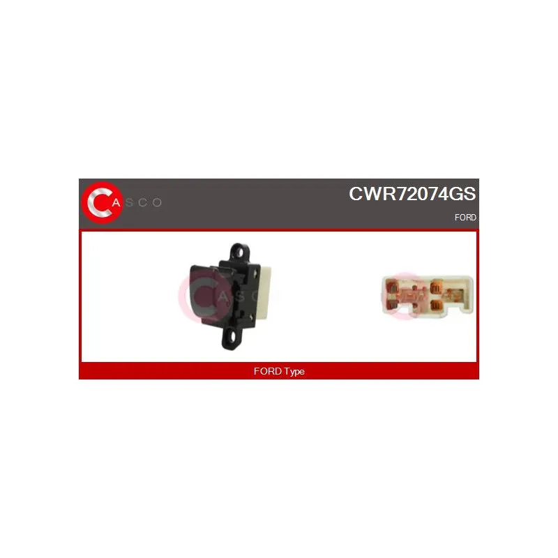 Interrupteur, lève-vitre avant droit CASCO CWR72074GS