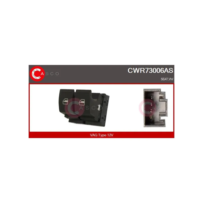 Interrupteur, lève-vitre CASCO CWR73006AS