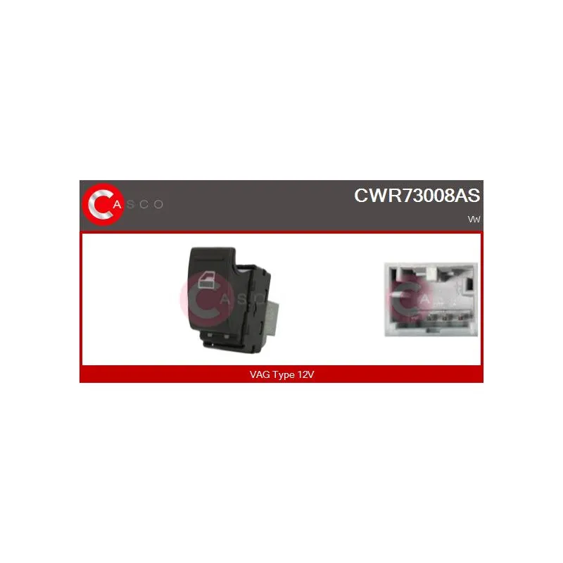 Interrupteur, lève-vitre CASCO CWR73008AS