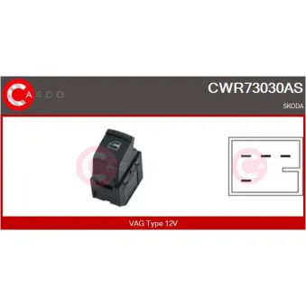 Interrupteur, lève-vitre CASCO CWR73030AS