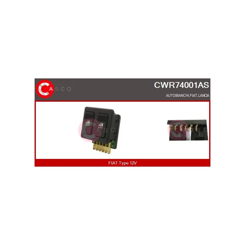 Interrupteur, lève-vitre CASCO CWR74001AS
