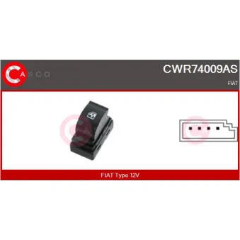 Interrupteur, lève-vitre CASCO CWR74009AS