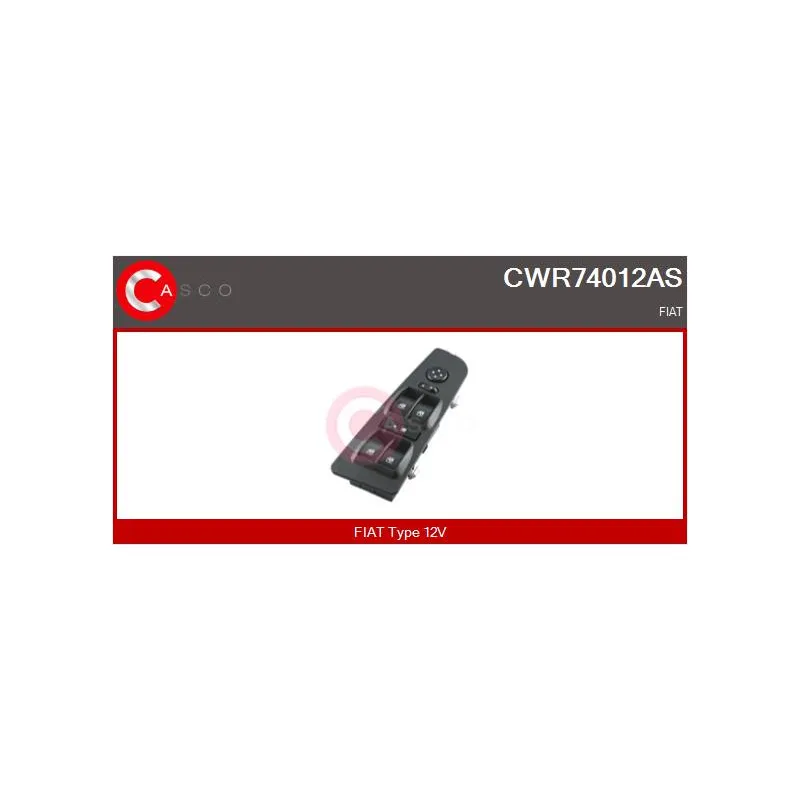 Interrupteur, lève-vitre CASCO CWR74012AS