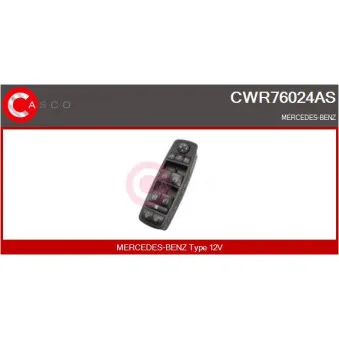 Interrupteur, lève-vitre CASCO CWR76024AS