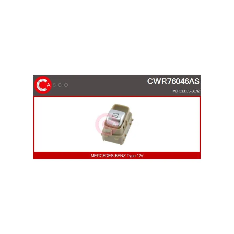 Interrupteur, lève-vitre CASCO CWR76046AS