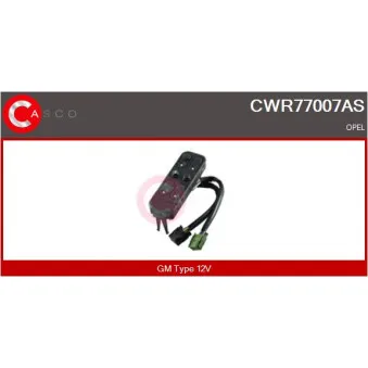 Interrupteur, lève-vitre CASCO CWR77007AS