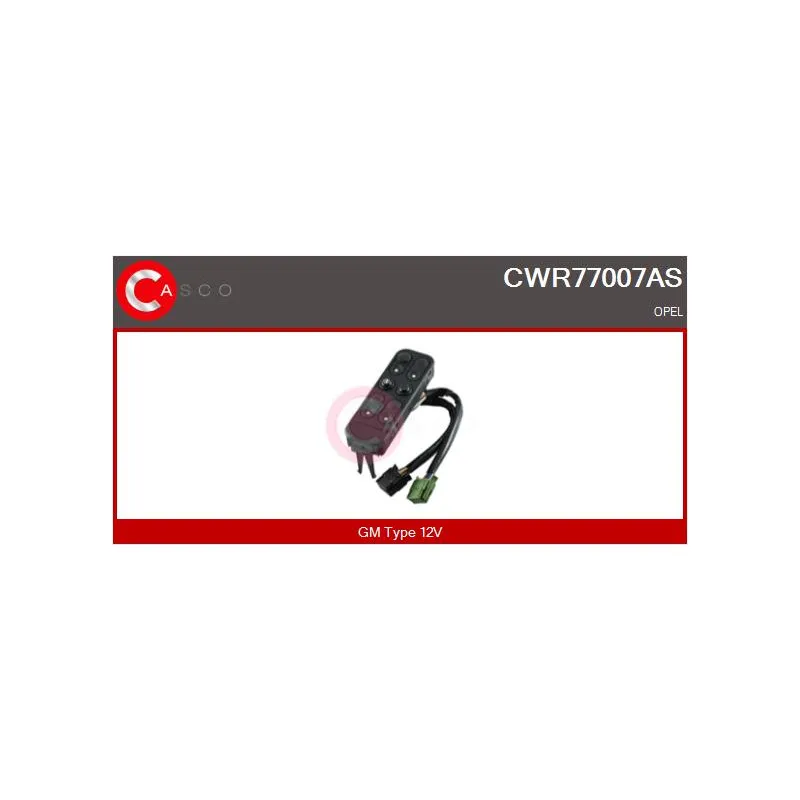 Interrupteur, lève-vitre CASCO CWR77007AS