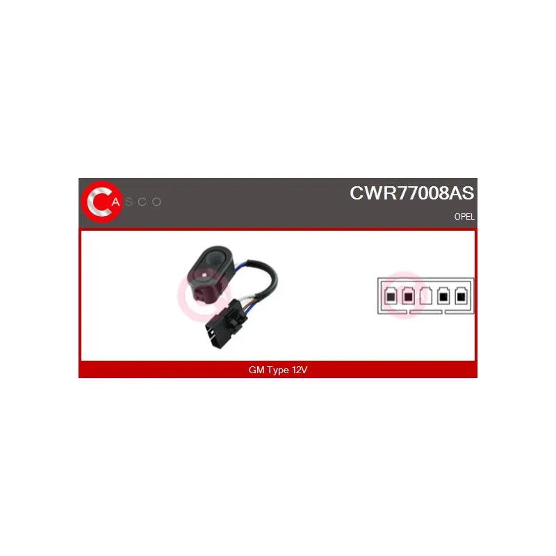 Interrupteur, lève-vitre CASCO CWR77008AS
