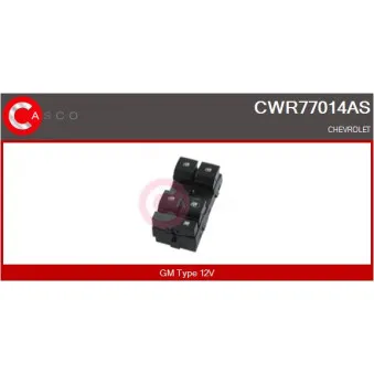 Interrupteur, lève-vitre CASCO CWR77014AS