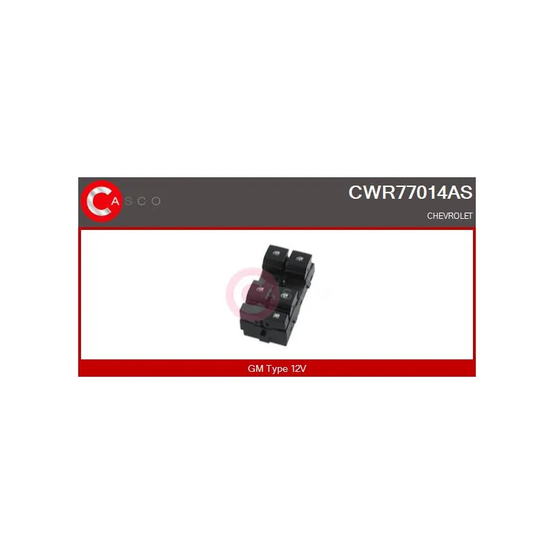 Interrupteur, lève-vitre CASCO CWR77014AS