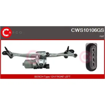 Système de nettoyage des vitres CASCO CWS10106GS