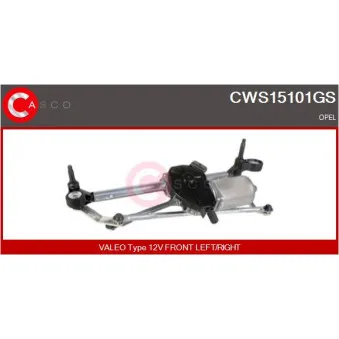 Système de nettoyage des vitres CASCO CWS15101GS