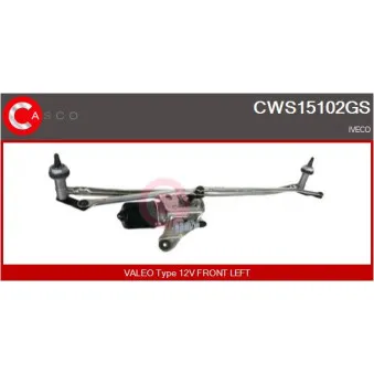 Système d'essuyage complet CASCO CWS15102GS