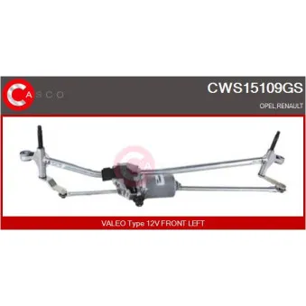 Système de nettoyage des vitres CASCO CWS15109GS