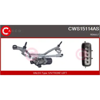 Système de nettoyage des vitres CASCO CWS15114AS