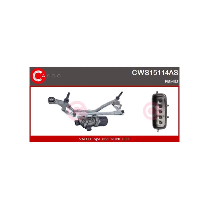 Système de nettoyage des vitres CASCO CWS15114AS