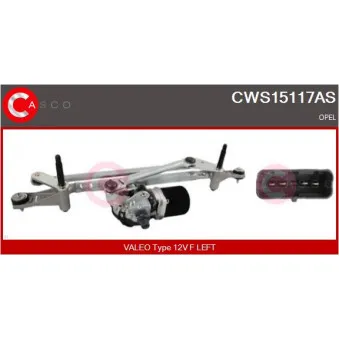 Système de nettoyage des vitres CASCO CWS15117AS