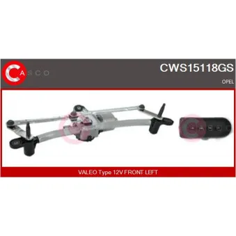 Système de nettoyage des vitres CASCO CWS15118GS