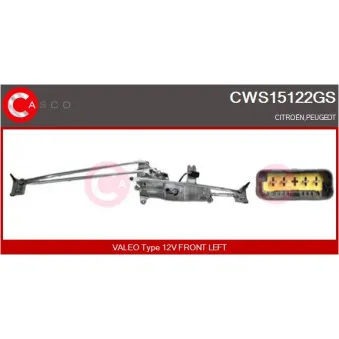 Système de nettoyage des vitres CASCO CWS15122GS