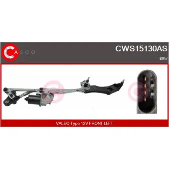 Système de nettoyage des vitres CASCO CWS15130AS