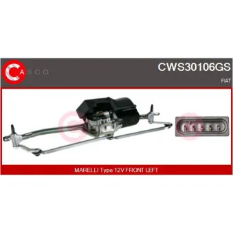 Système de nettoyage des vitres CASCO CWS30106GS