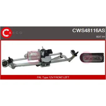 Système de nettoyage des vitres CASCO CWS48116AS