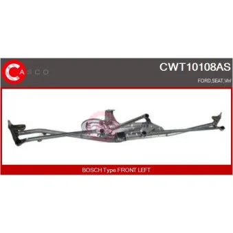 Tringlerie d'essuie-glace CASCO CWT10108AS