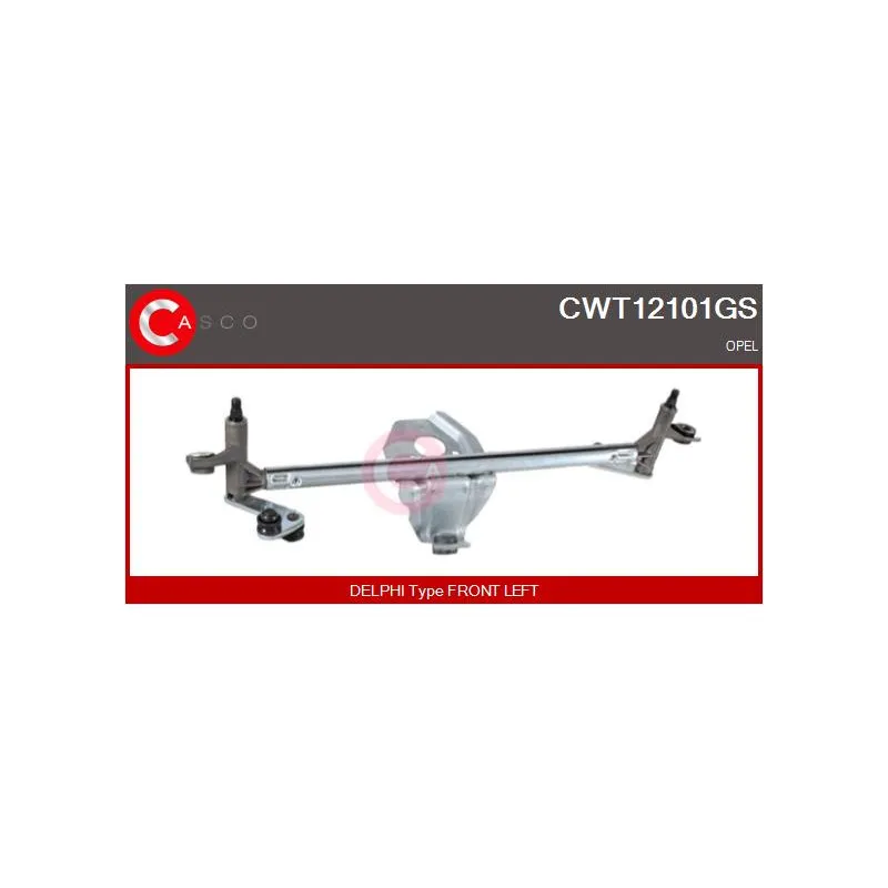Tringlerie d'essuie-glace CASCO CWT12101GS