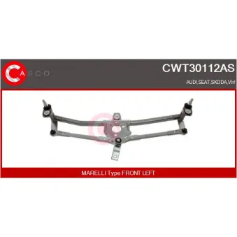 Tringlerie d'essuie-glace CASCO CWT30112AS