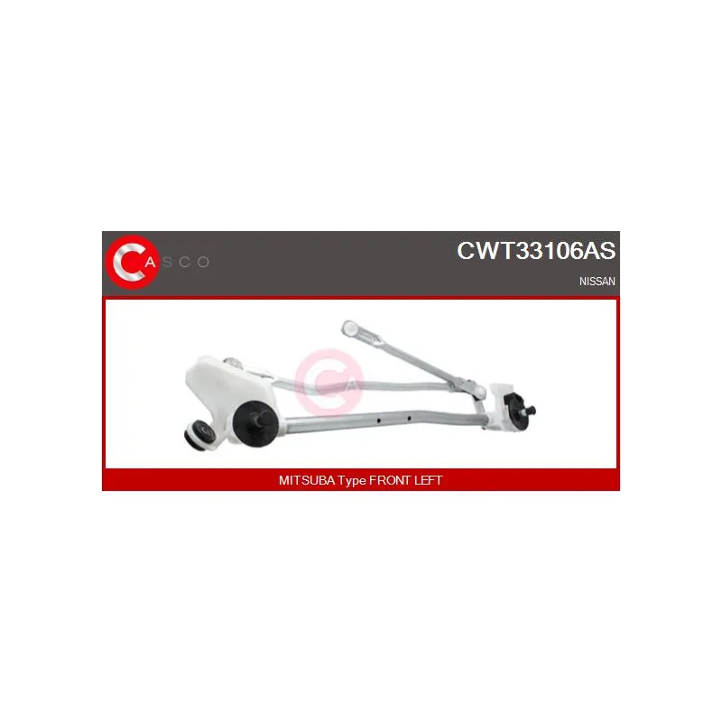 Tringlerie d'essuie-glace CASCO CWT33106AS