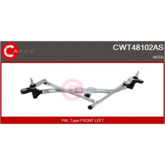 Tringlerie d'essuie-glace CASCO CWT48102AS