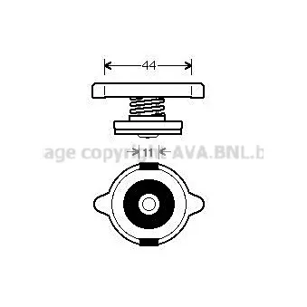 Bouchon de radiateur AVA QUALITY COOLING 980011