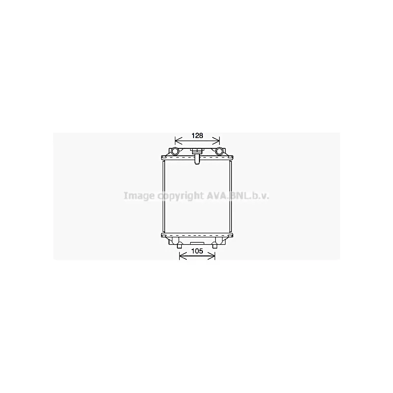 Radiateur, refroidissement du moteur AVA QUALITY COOLING AI2415