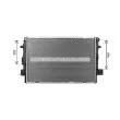 Radiateur, refroidissement du moteur AVA QUALITY COOLING AI2429 - Visuel 2