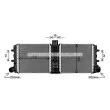 Radiateur, refroidissement du moteur AVA QUALITY COOLING AI2430 - Visuel 1