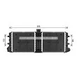 Radiateur, refroidissement du moteur AVA QUALITY COOLING AI2430 - Visuel 2