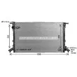 Radiateur, refroidissement du moteur AVA QUALITY COOLING AI2441 - Visuel 1