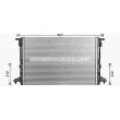 Radiateur, refroidissement du moteur AVA QUALITY COOLING AI2446 - Visuel 2