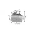 Radiateur d'huile AVA QUALITY COOLING AI3405H - Visuel 1